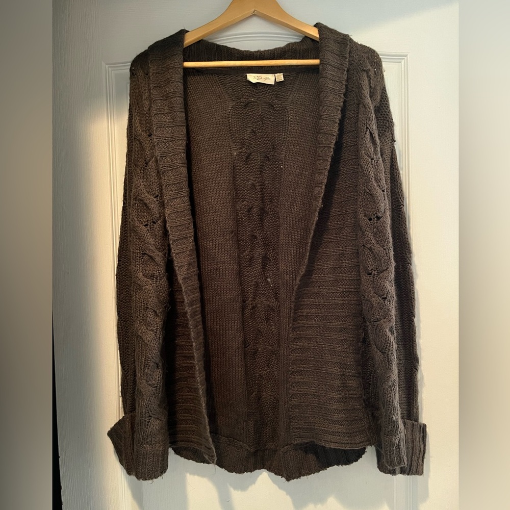 Cozy Brown Cardigan RD Style